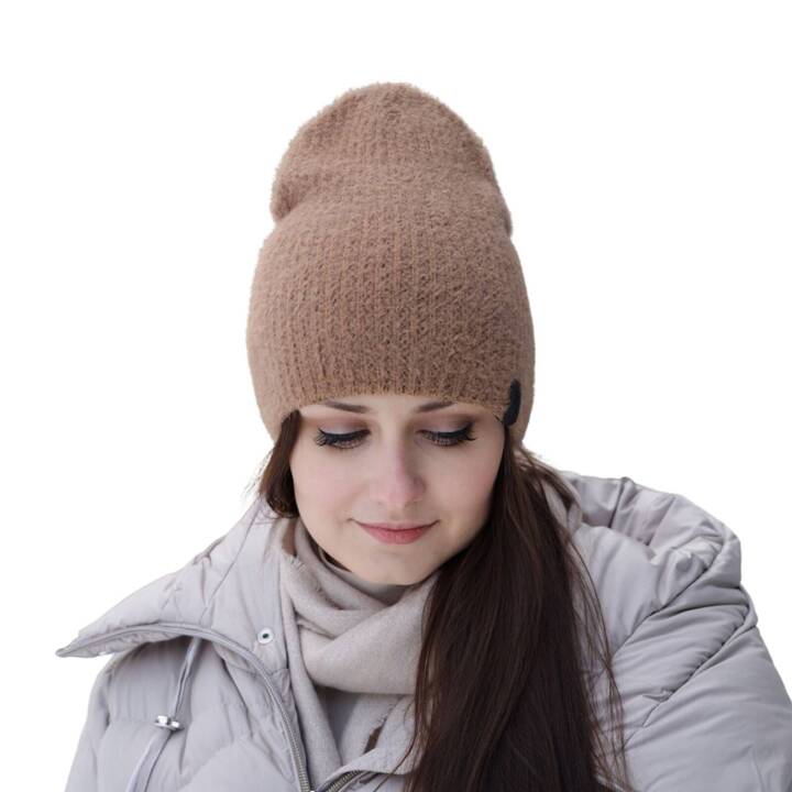 Woman's winter hat camel Frances