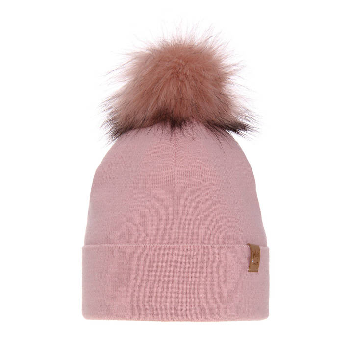 Woman's winter hat pink Kalia