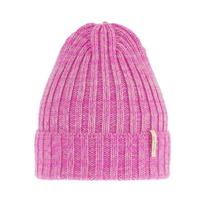 Woman's winter hat pink merino wool Missi