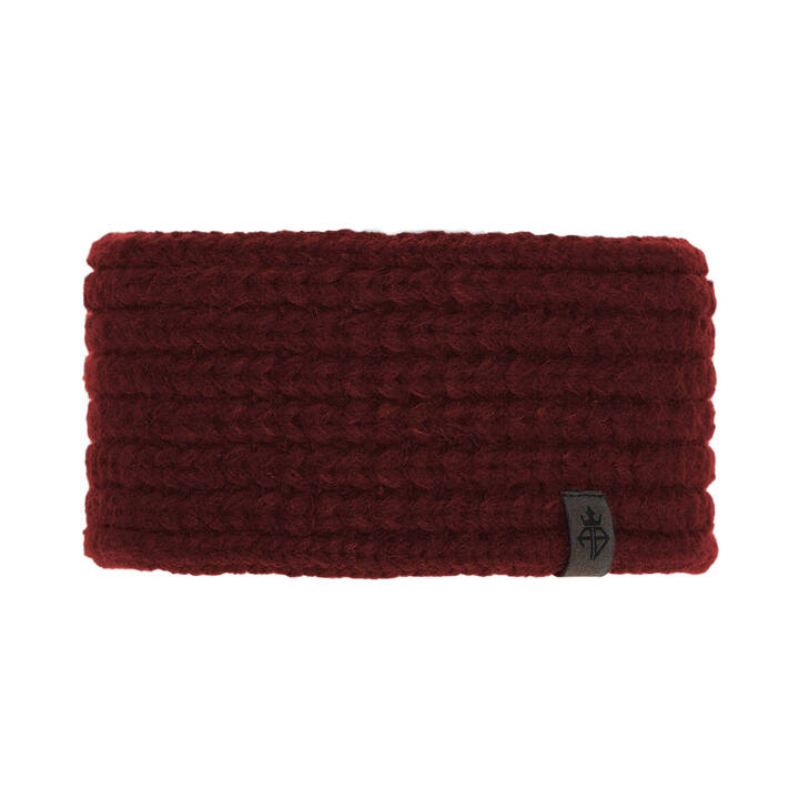 Woman's winter headband burgund Alexis