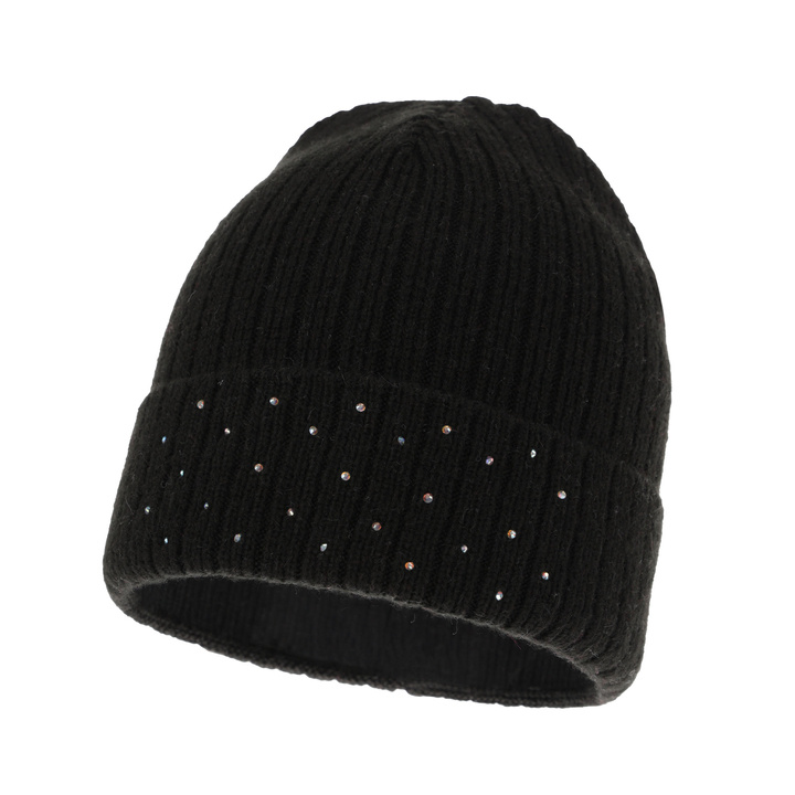 Women's winter hat black Gizmena