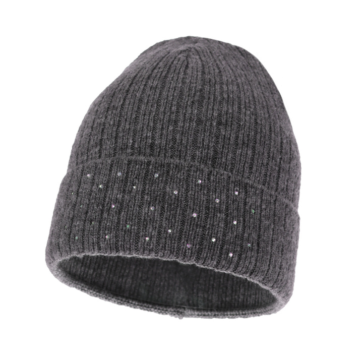 Women's winter hat grey Gizmena