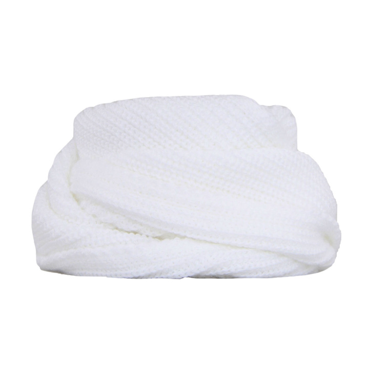 Woman's winter scarf white Lambada