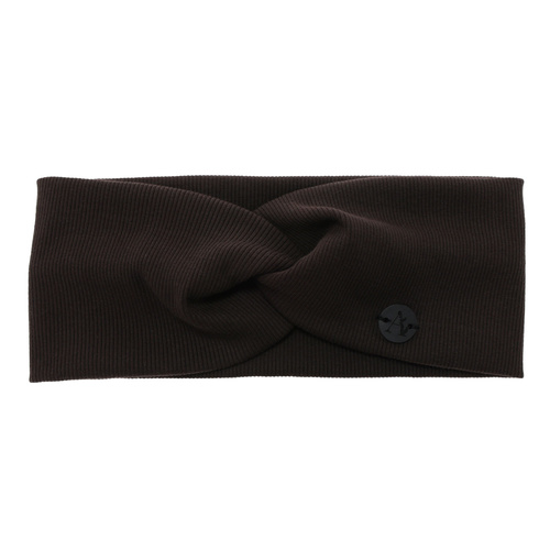 Woman's spring/autumn headband, brown, cotton, Auri