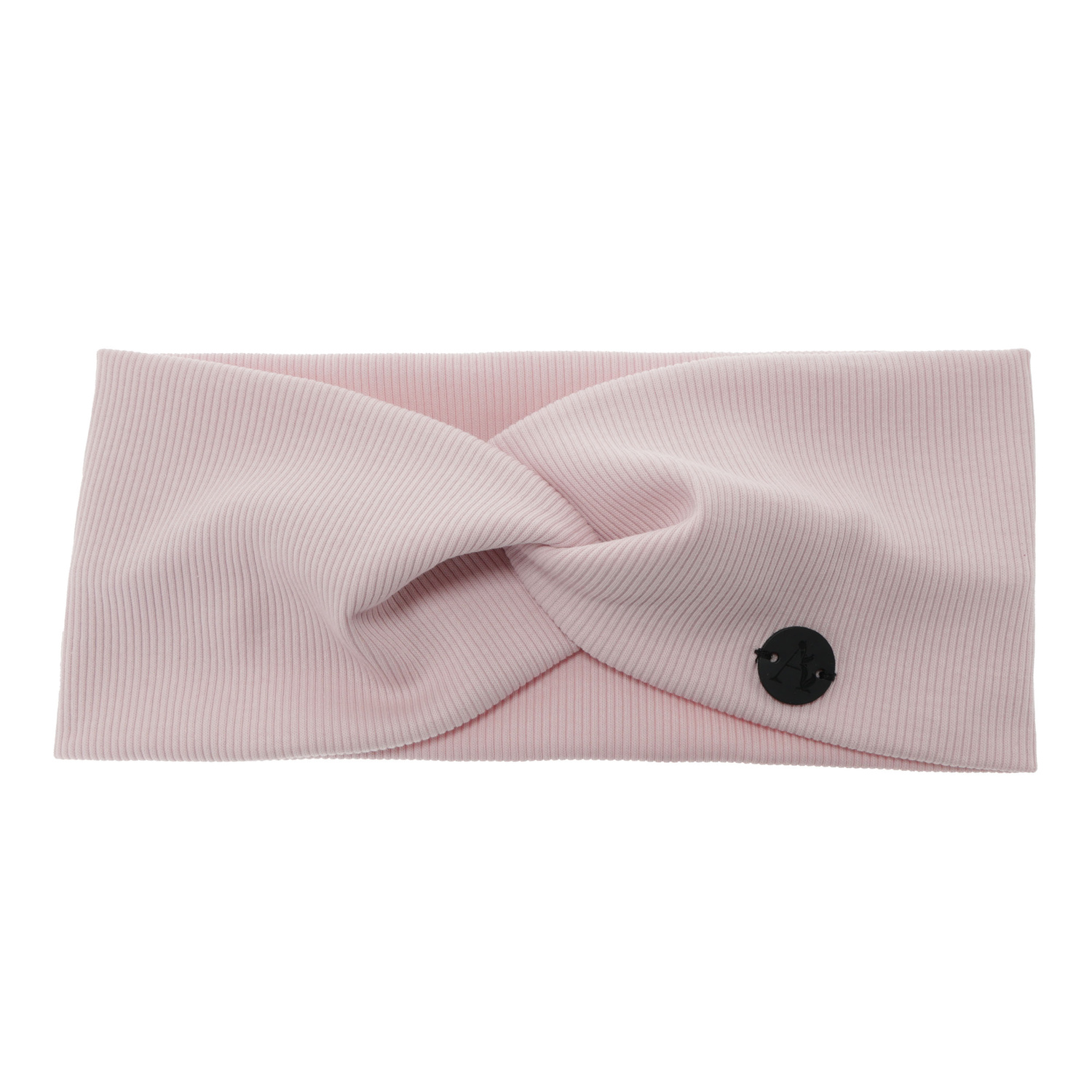 Woman's spring/autumn headband, pink, cotton, Auri