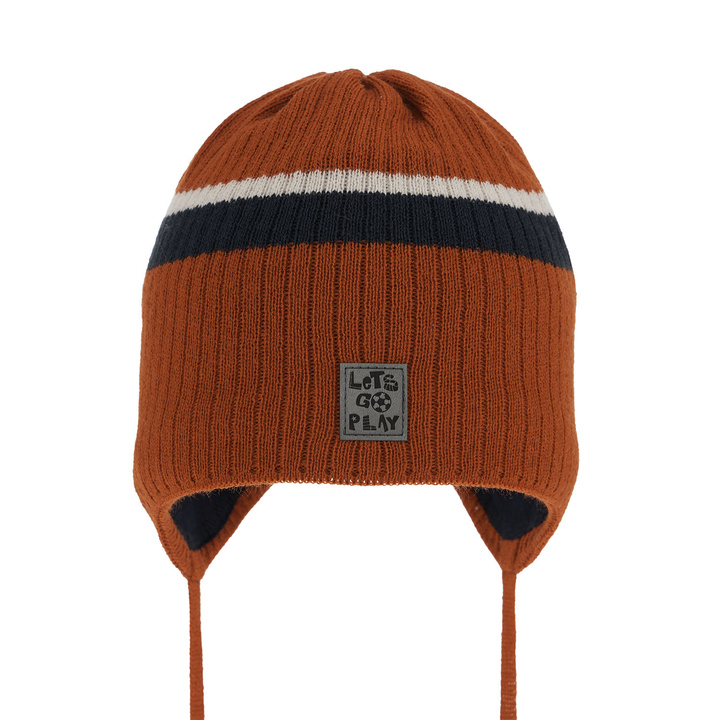 Boy's spring/ autumn hat orange Oliver