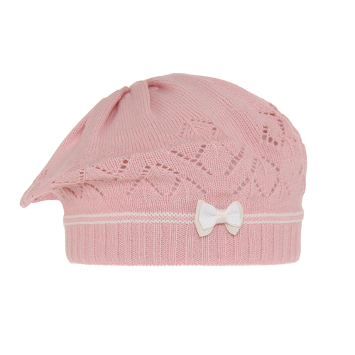 Girl's spring/ autumn beret pink Bibi