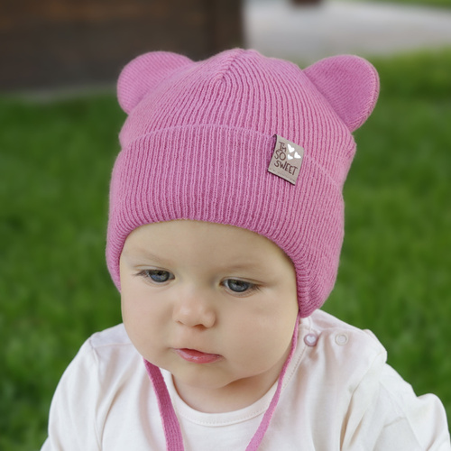 Girl's spring/ autumn hat pink Noemi