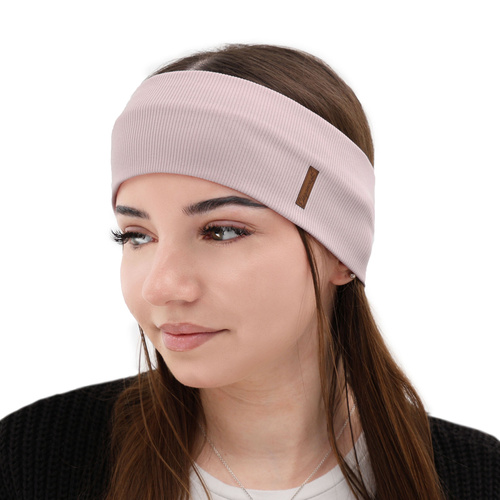 Women's autumn, spring, headband, brown, cotton Sharon