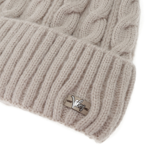 Woman's winter set: hat and scarf, pink, Lunetta