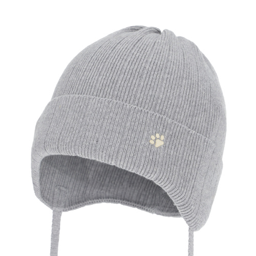Boy's spring/autumn hat, gray, 100% cotton, Banff