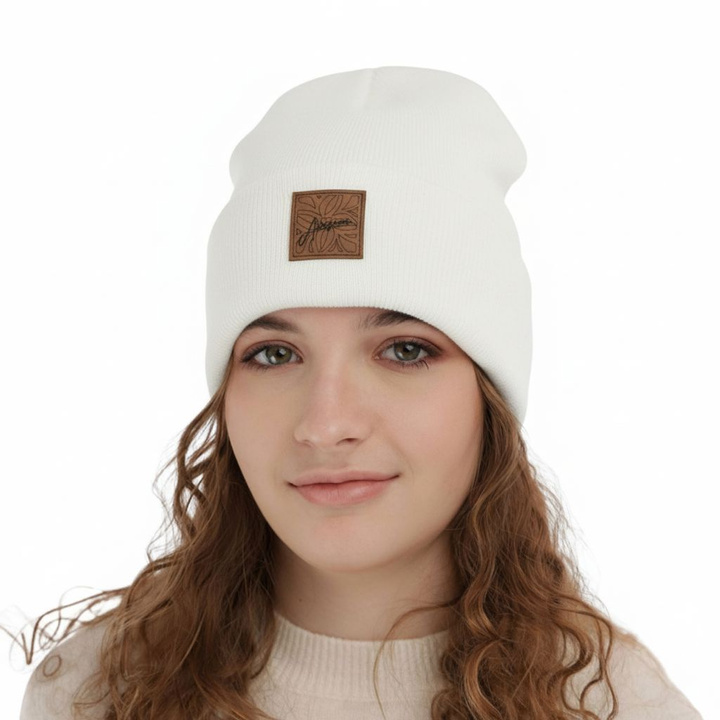 Girl's winter hat white Bellona