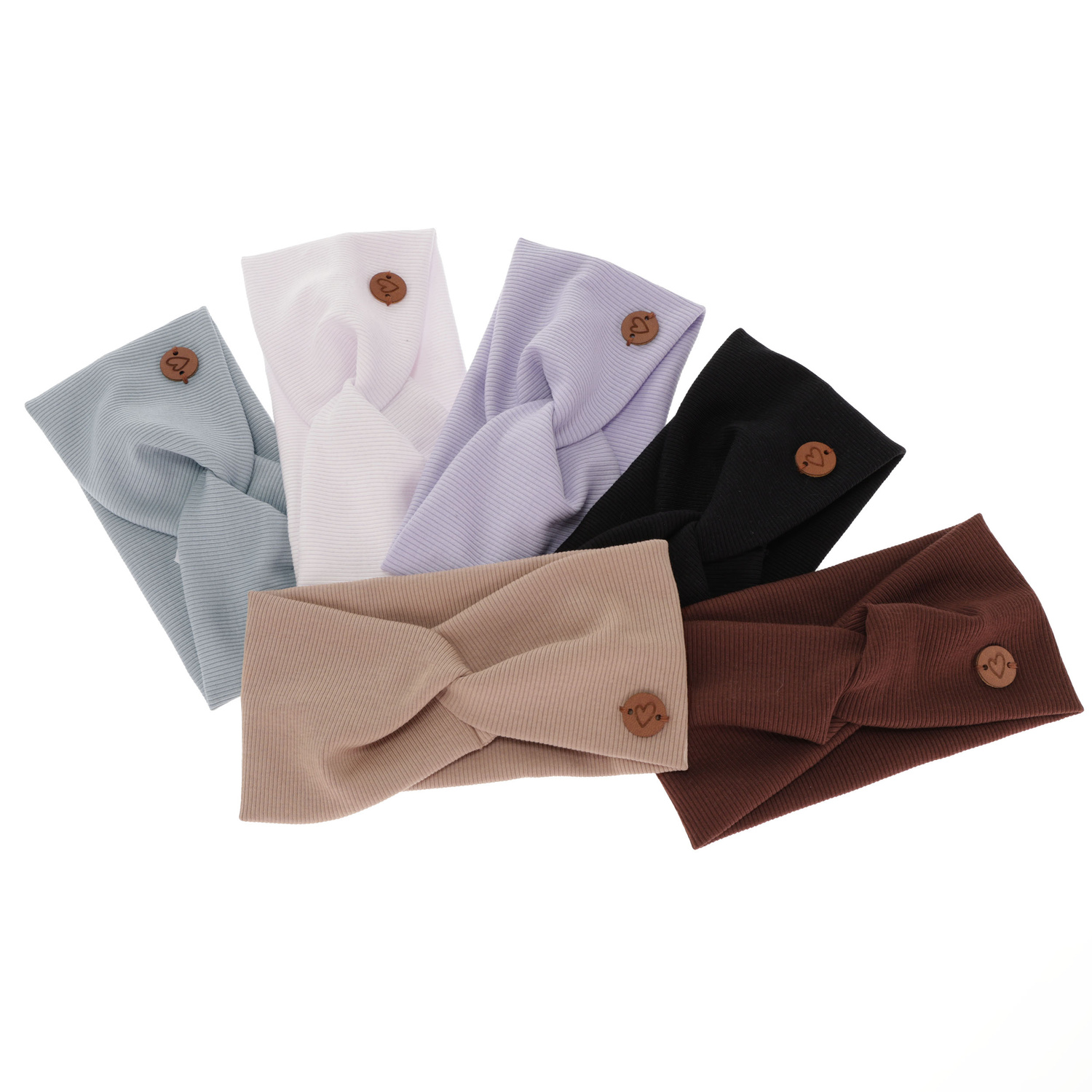 Girl's spring/ autumn headband cotton brown Kasjana