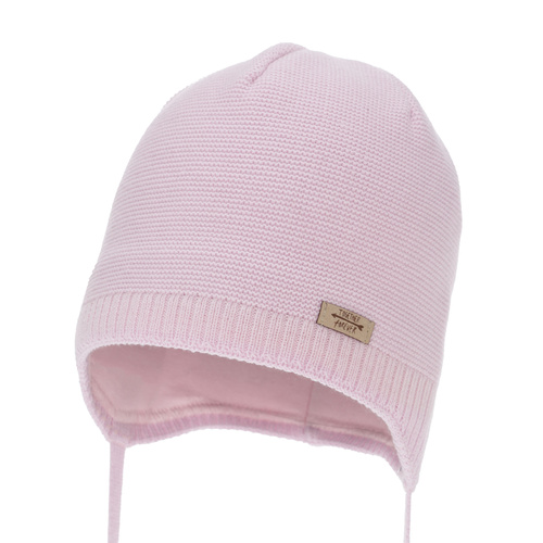 Girl's spring/ autumn hat, purple, with ears, Svenja