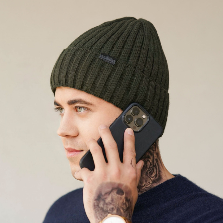 Men's winter hat grey Vincent
