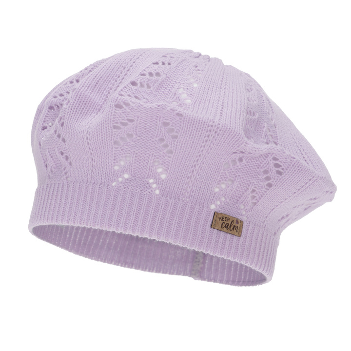 Girl's autumn/ spring hat, purple, Kevira