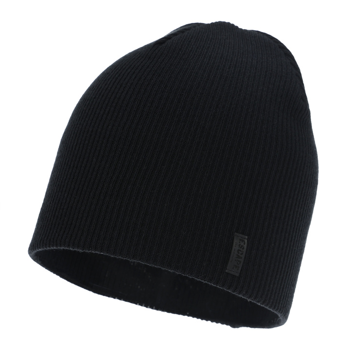 Men's winter/spring/autumn hat, black, Salten