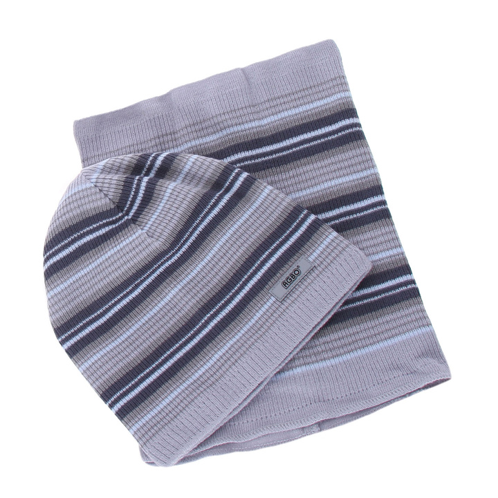 Boy's set: hat and tube Azar ( 5 pcs)