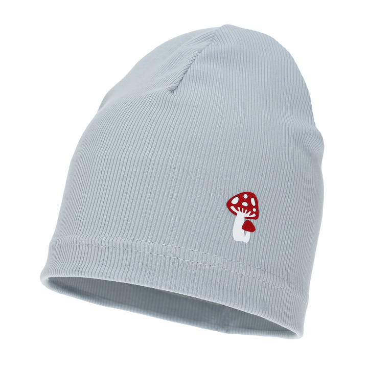 Girl's autumn, spring hat, gray, cotton, Balma