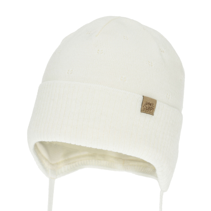 Boy's spring/ autumn hat, blue, with ears, Leif