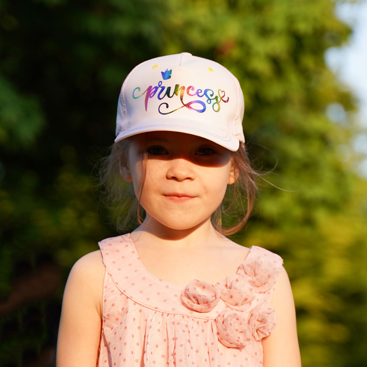 Girl's summer cap grey Princess