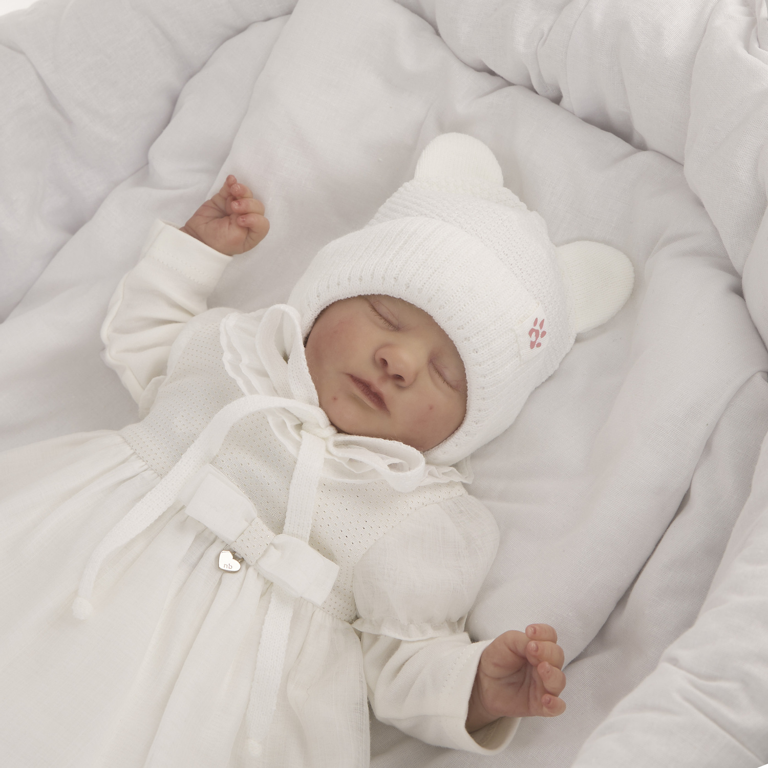 Girl's winter hat beige Lala