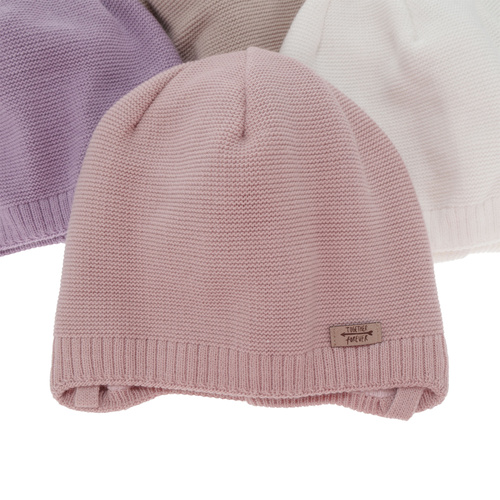 Girl's spring/ autumn hat, heather, with ears, Svenja