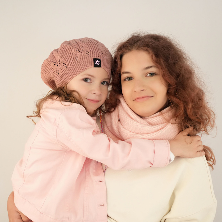 Girl's spring/ autumn beret grey Marcela