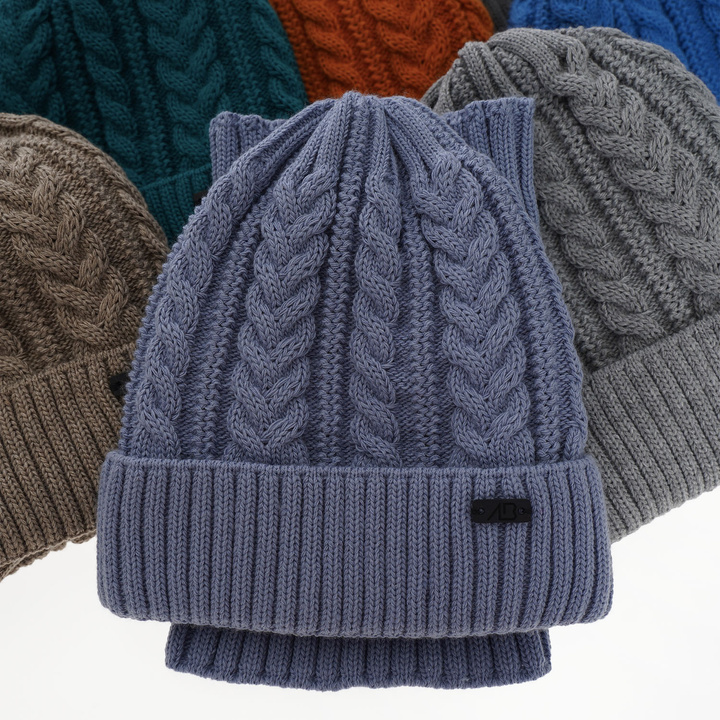 Boy's winter set: hat and tube scarf grey Colins