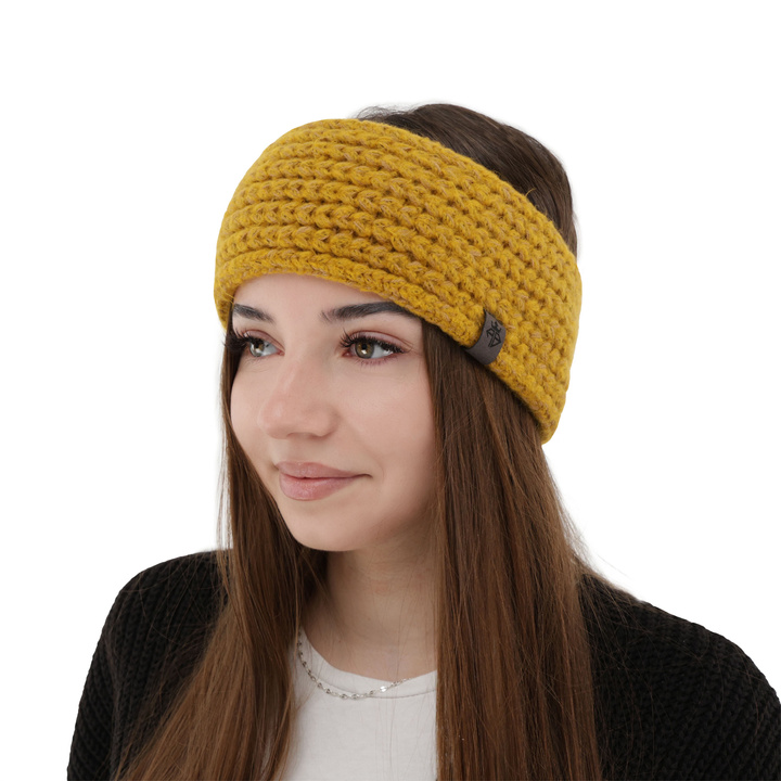 Woman's winter headband brown Alexis