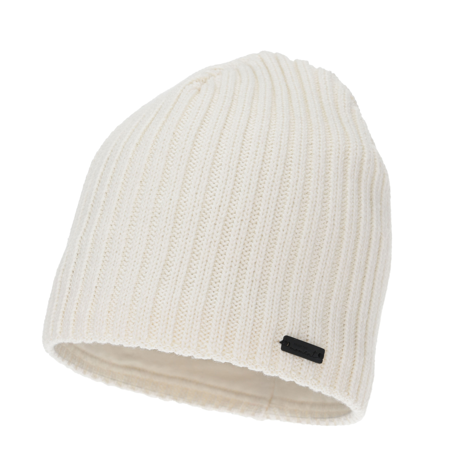 Woman's winter hat, cream, with merino wool, Soletta