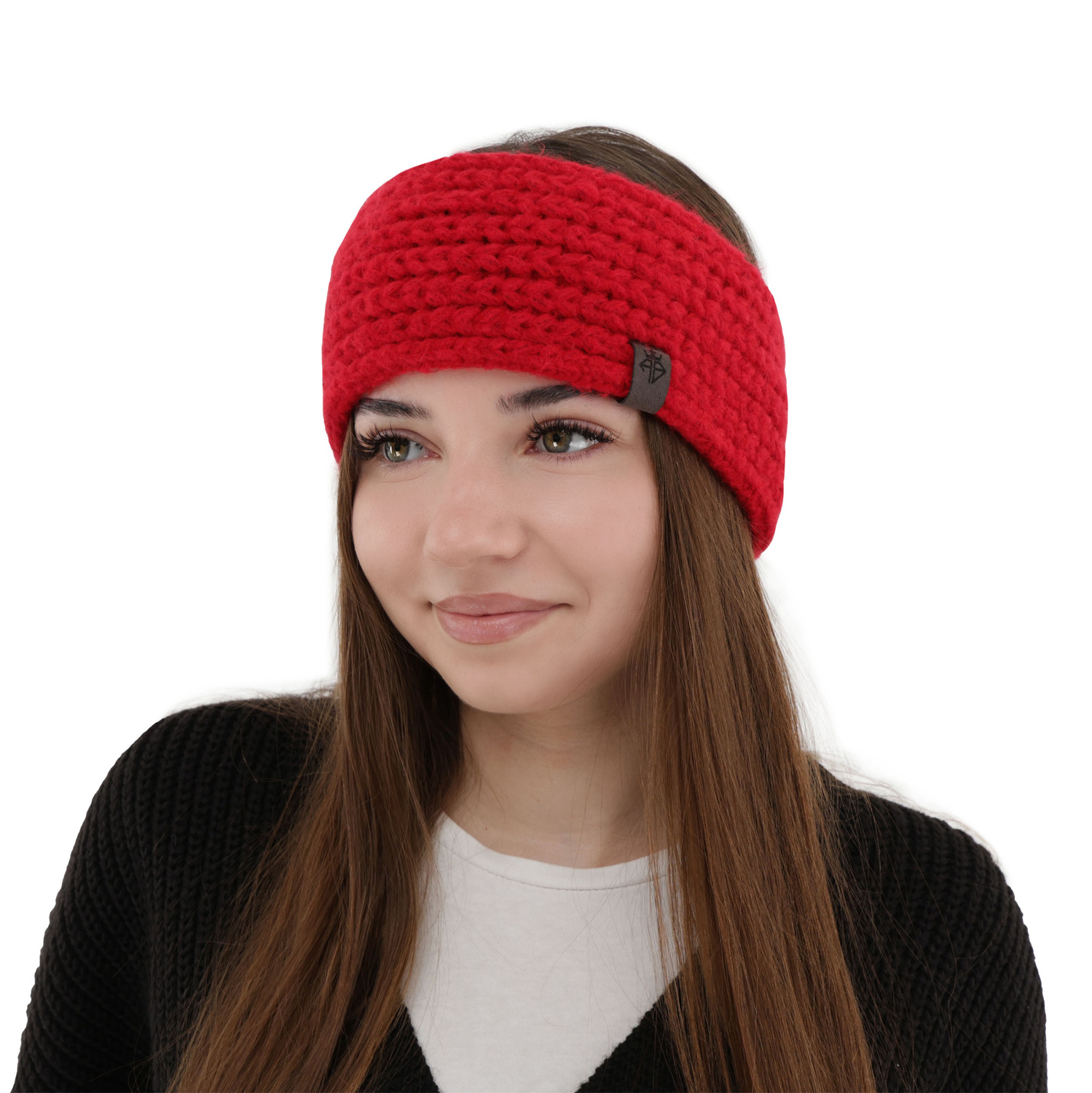 Woman's winter headband red Alexis