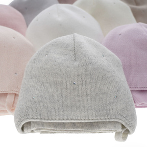 Girl's winter set: hat and scarf pink Moli