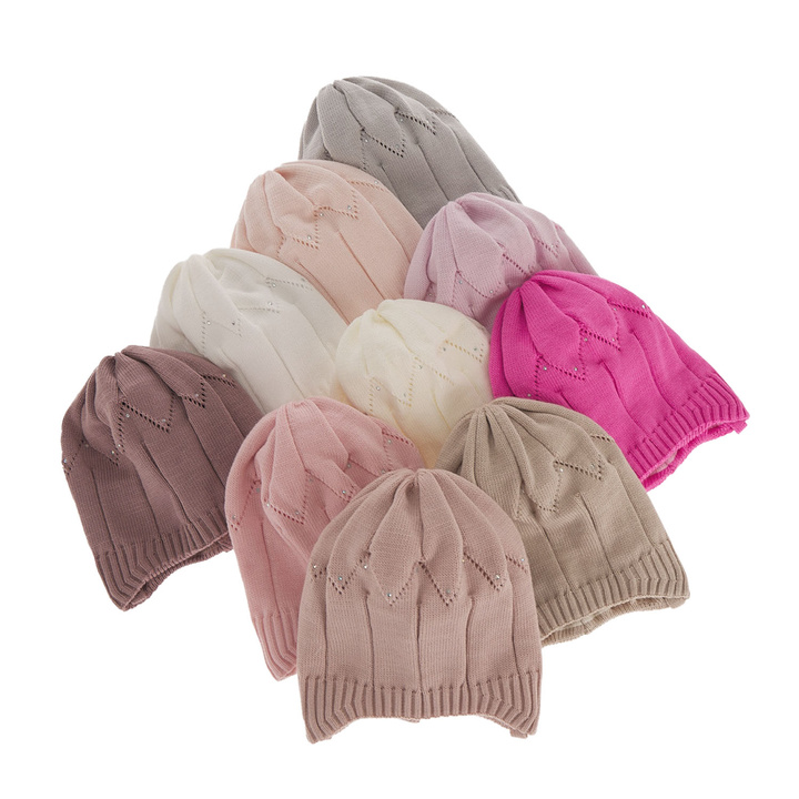 Girl's spring/ autumn hat ecru Mercja