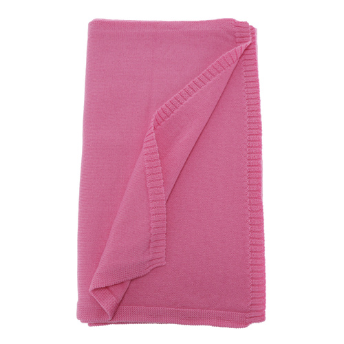 Woman's winter scarf, pink, 100% merino wool, Elonia