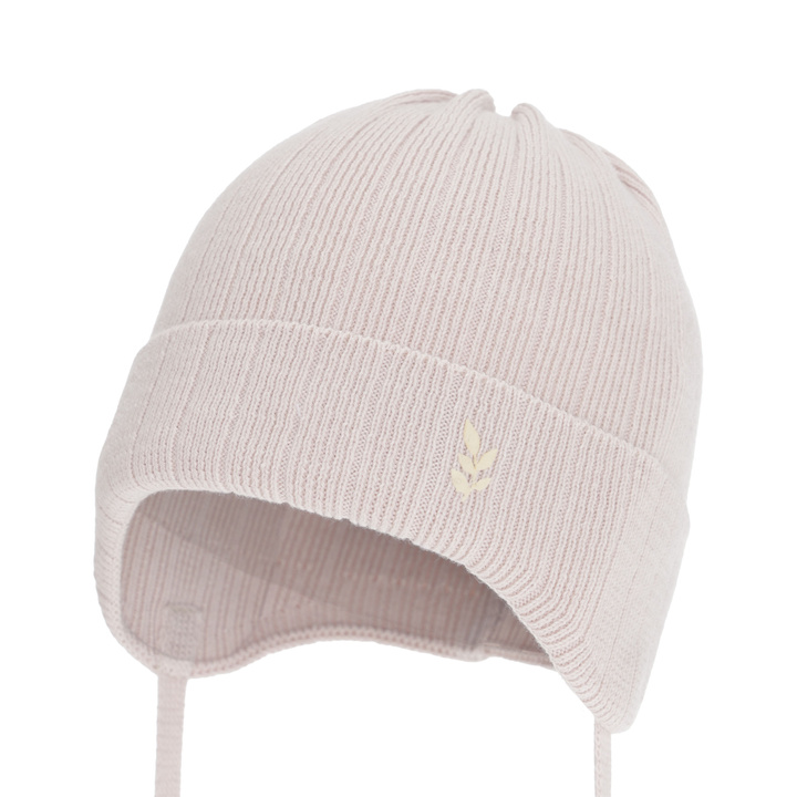 Girl's spring/ autumn hat, beige, 100% cotton, Zanetta