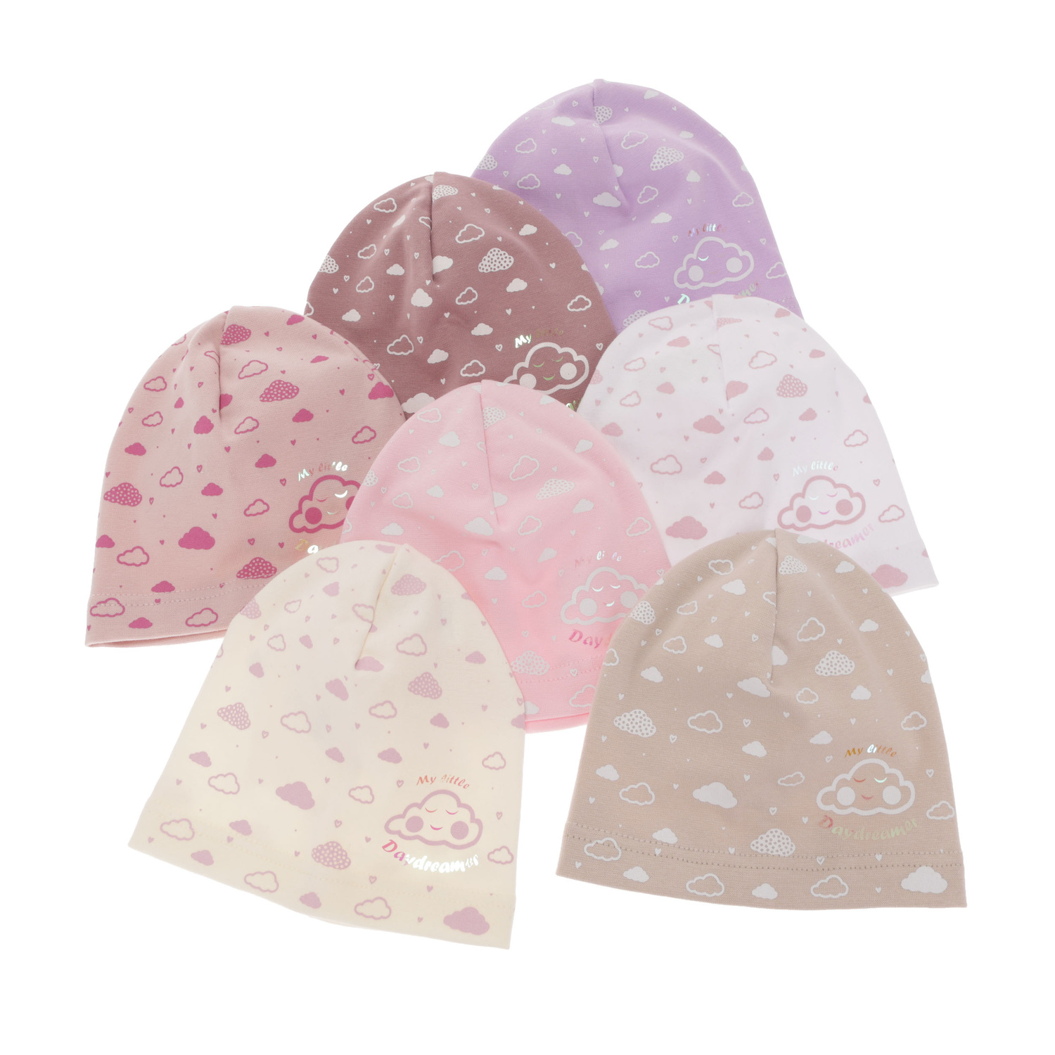 Girl's spring/ autumn hat pink Klaudyna