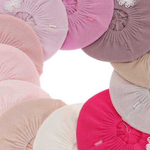Girl's spring/ autumn beret pink Costanza
