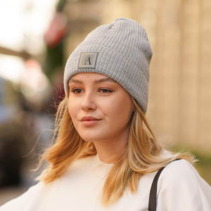 Woman's winter hat grey Eleonora