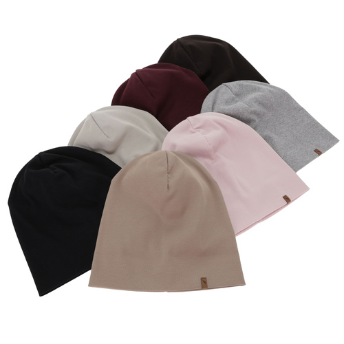 Woman's spring/ autumn hat, brown, cotton, Zenita