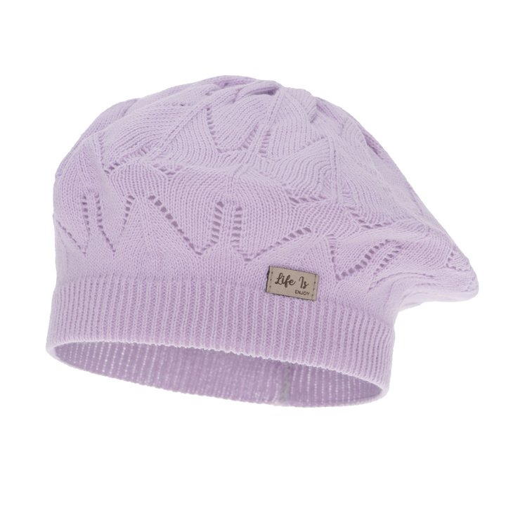 Girl's spring/ autumn hat, purple, Liveria