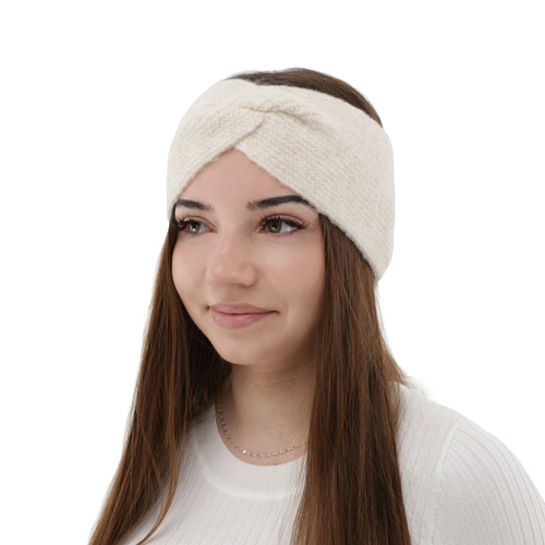 Woman's winter headband beige Florence
