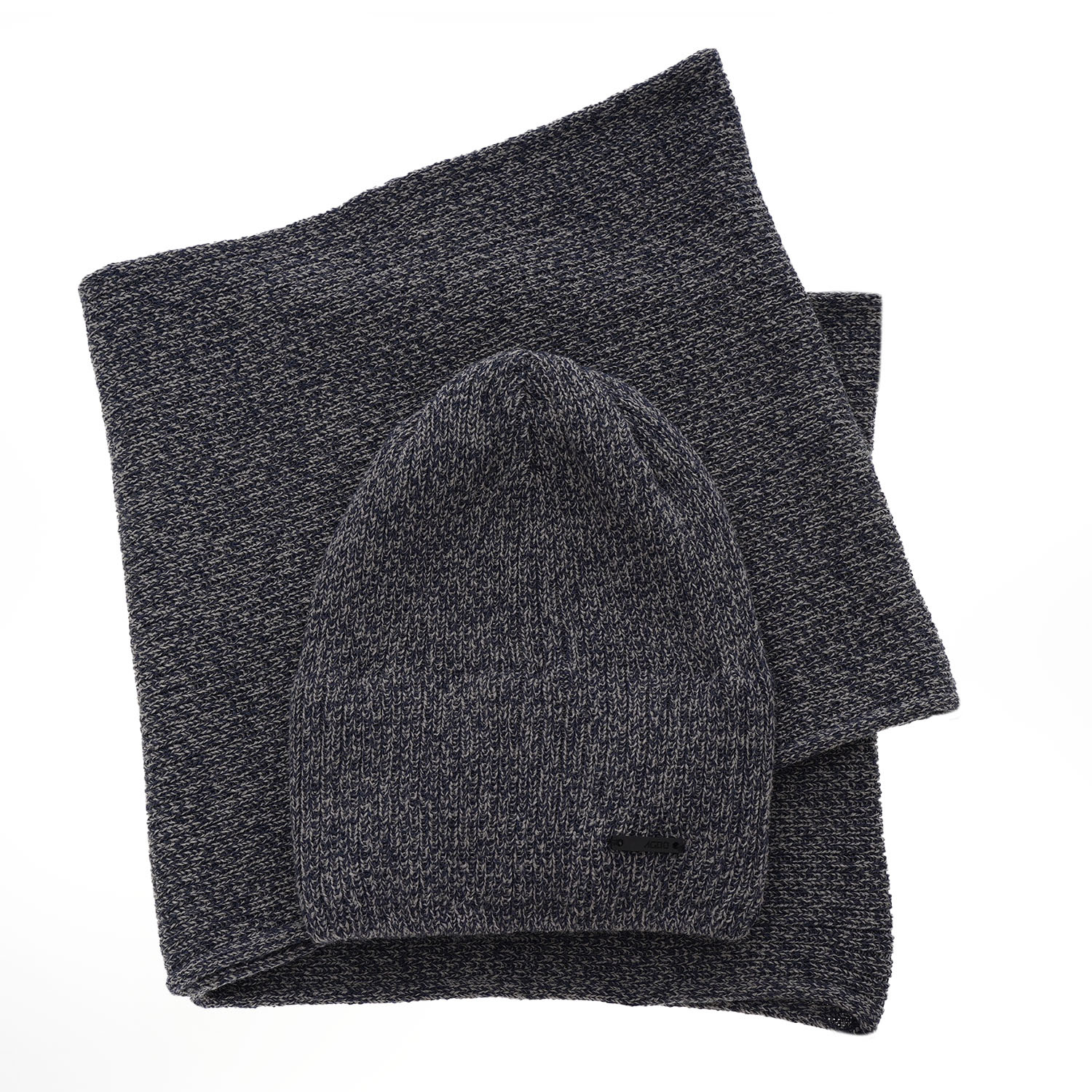 Boy's winter set: hat and scarf grey Elmer