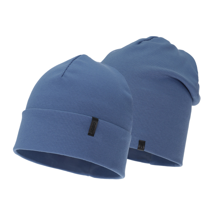 Men's spring/ autumn hat, blue, cotton, Flurry