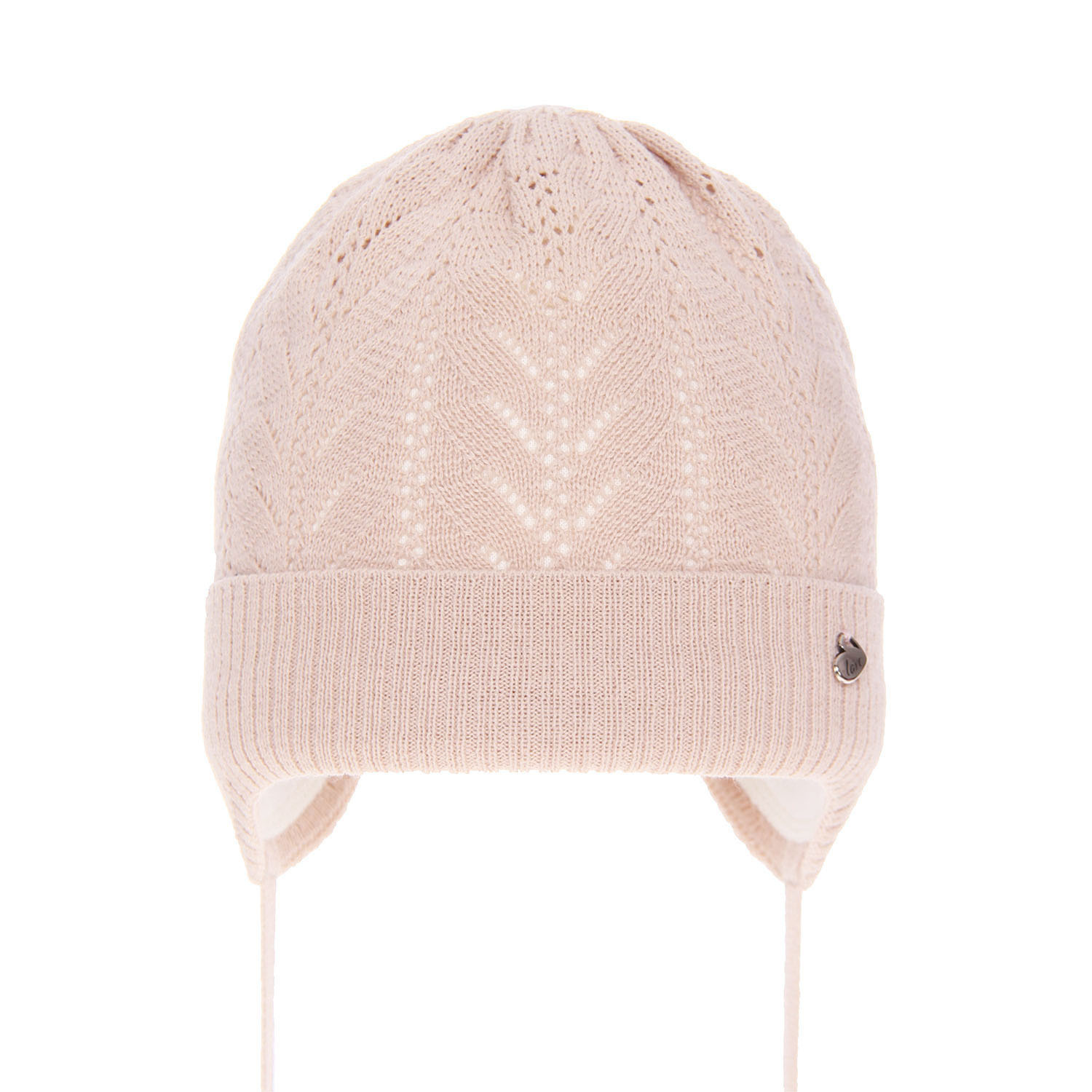 Girl's spring/ autumn hat beige Eliana with ears