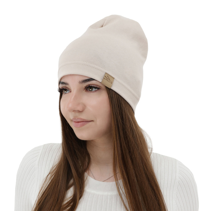 Woman's spring/ autumn hat ecru Brema