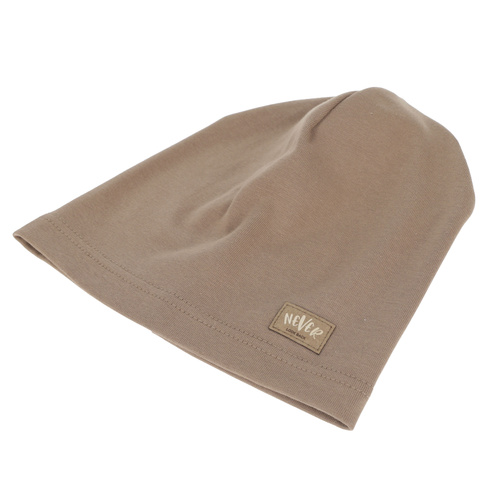 Girl's spring, autumn set: hat and tube scarf, grey, cotton, Torila