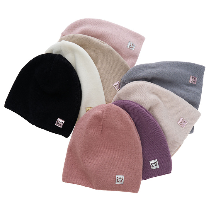 Girl's winter hat pink Afrodit