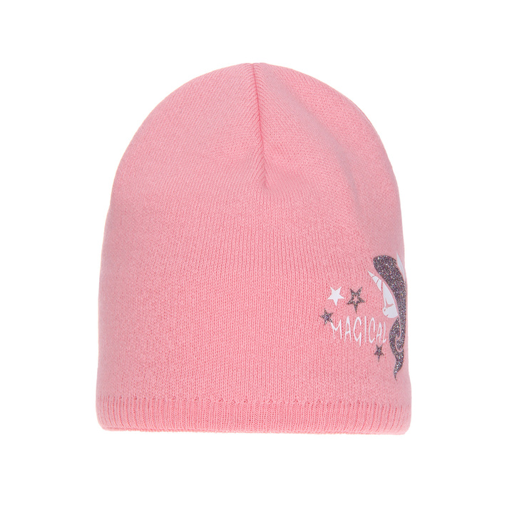Girl's winter/ autumn hat pink Magical