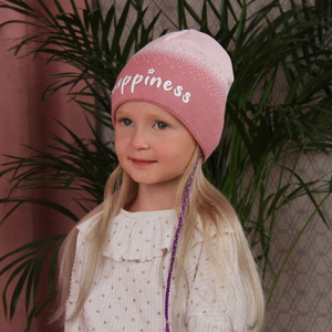 Girl's winter/ autumn hat pink Lana